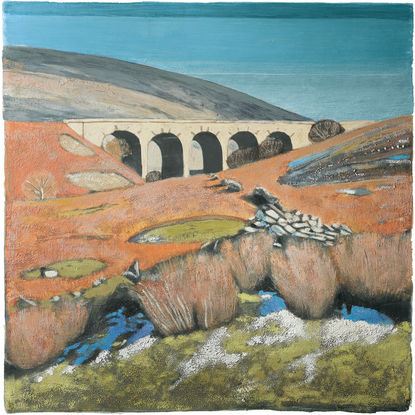 Yorkshire Landscape with Viaduct (Settle to Carlisle Railway)